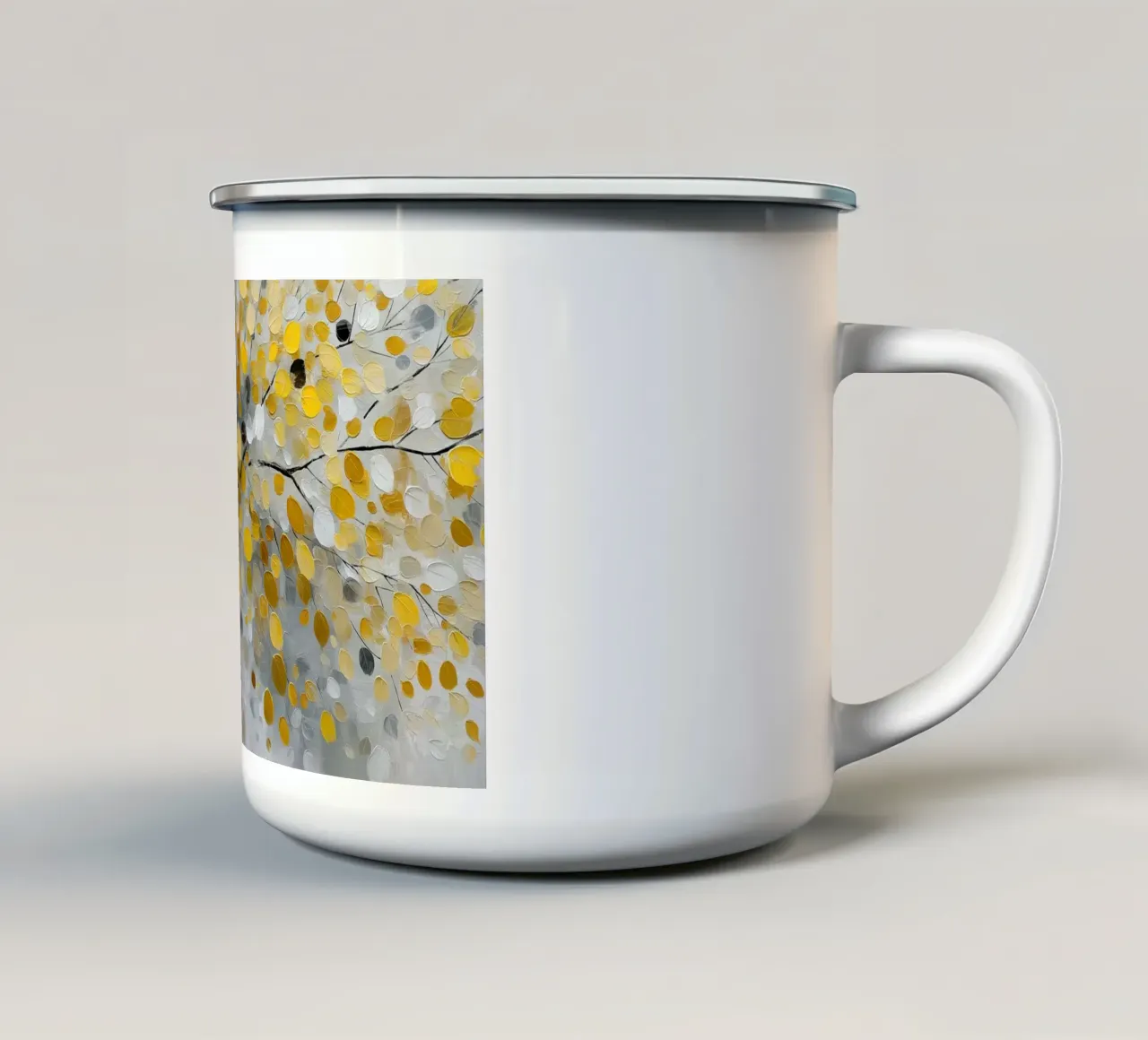 Arte da parete di Imagine tazza in smalto da Imagine