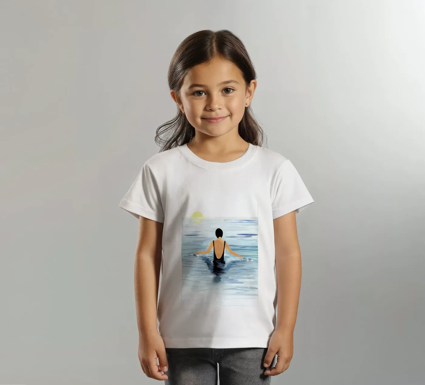 Swimmer t-shirt bambini da Laura Page