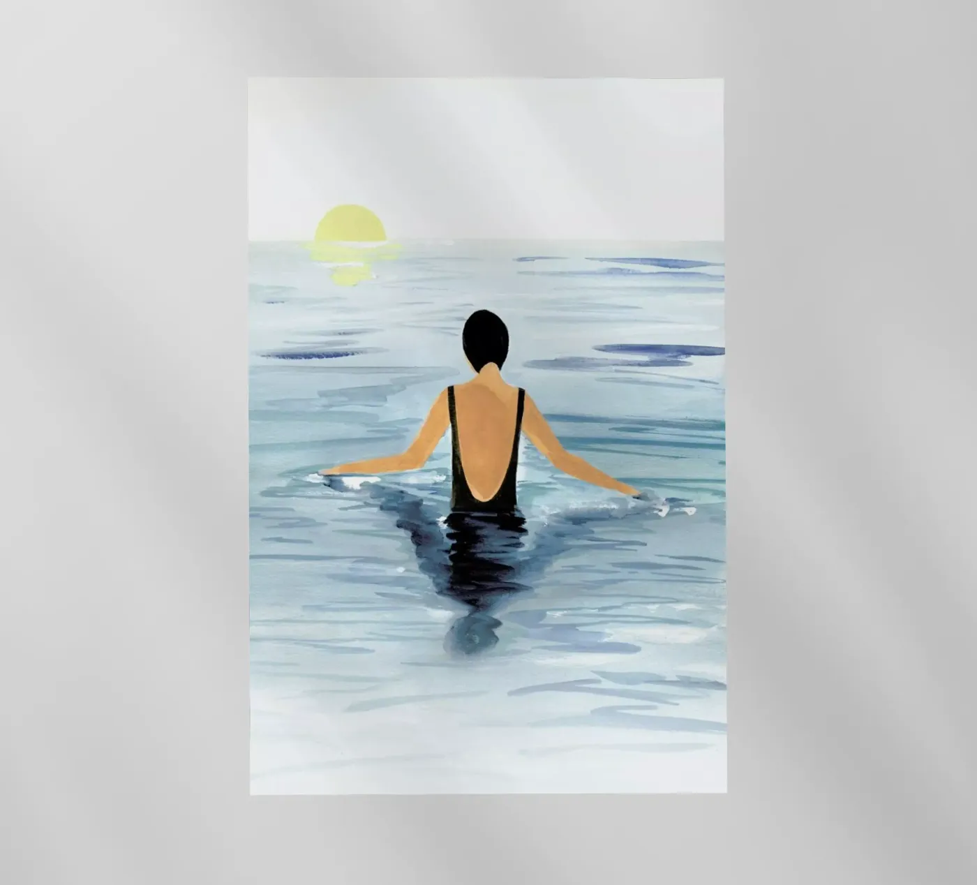 Swimmer pellicola backlit da Laura Page
