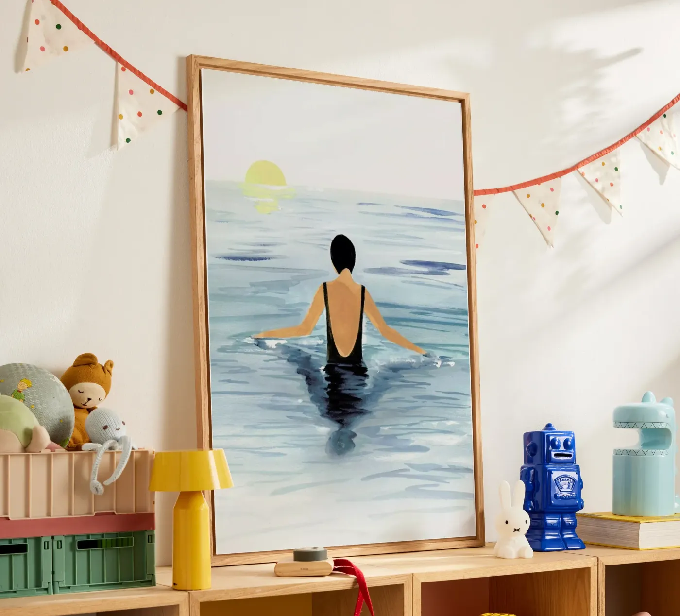 Swimmer plexiglas de Laura Page