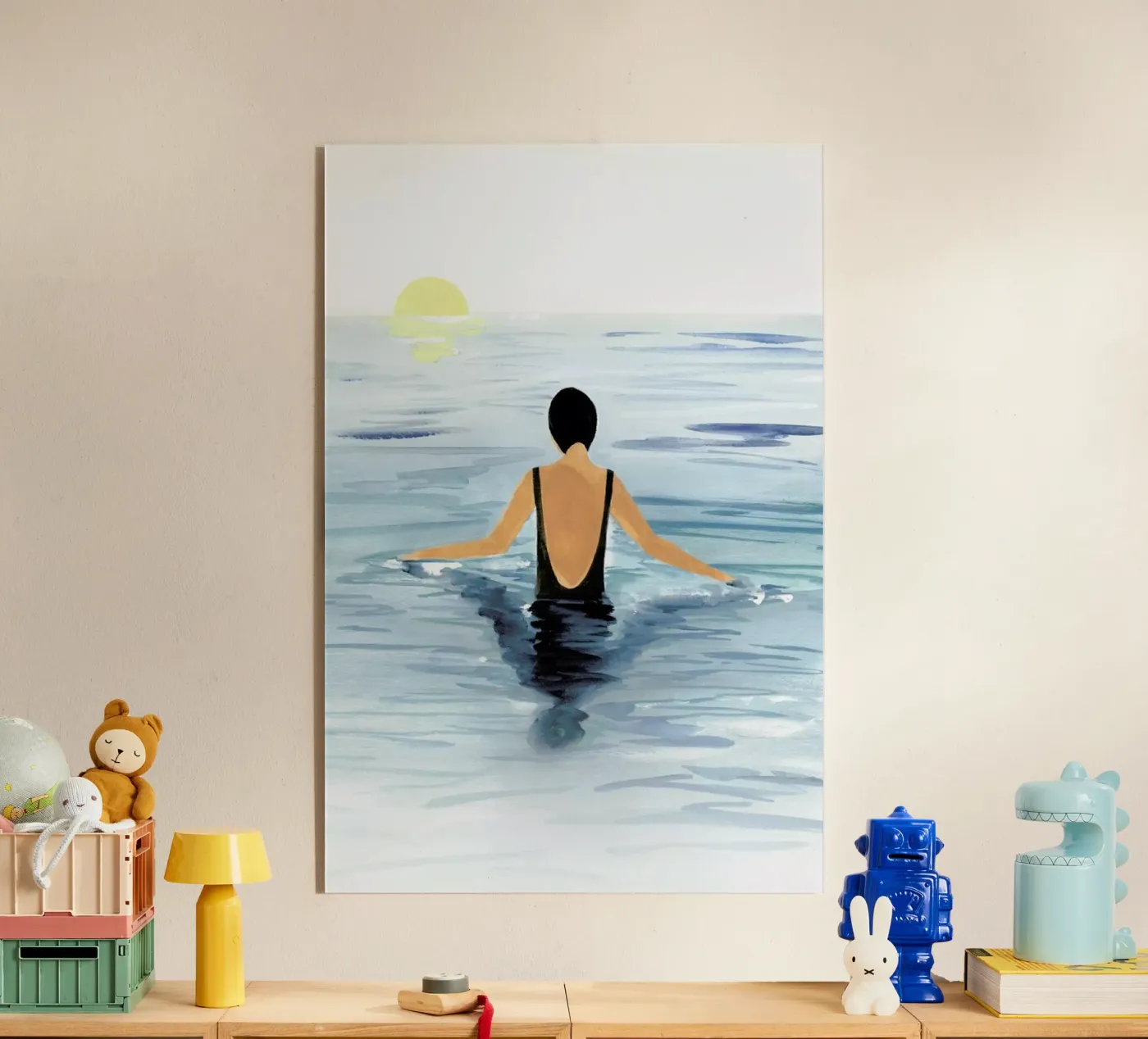 Swimmer plexiglas de Laura Page
