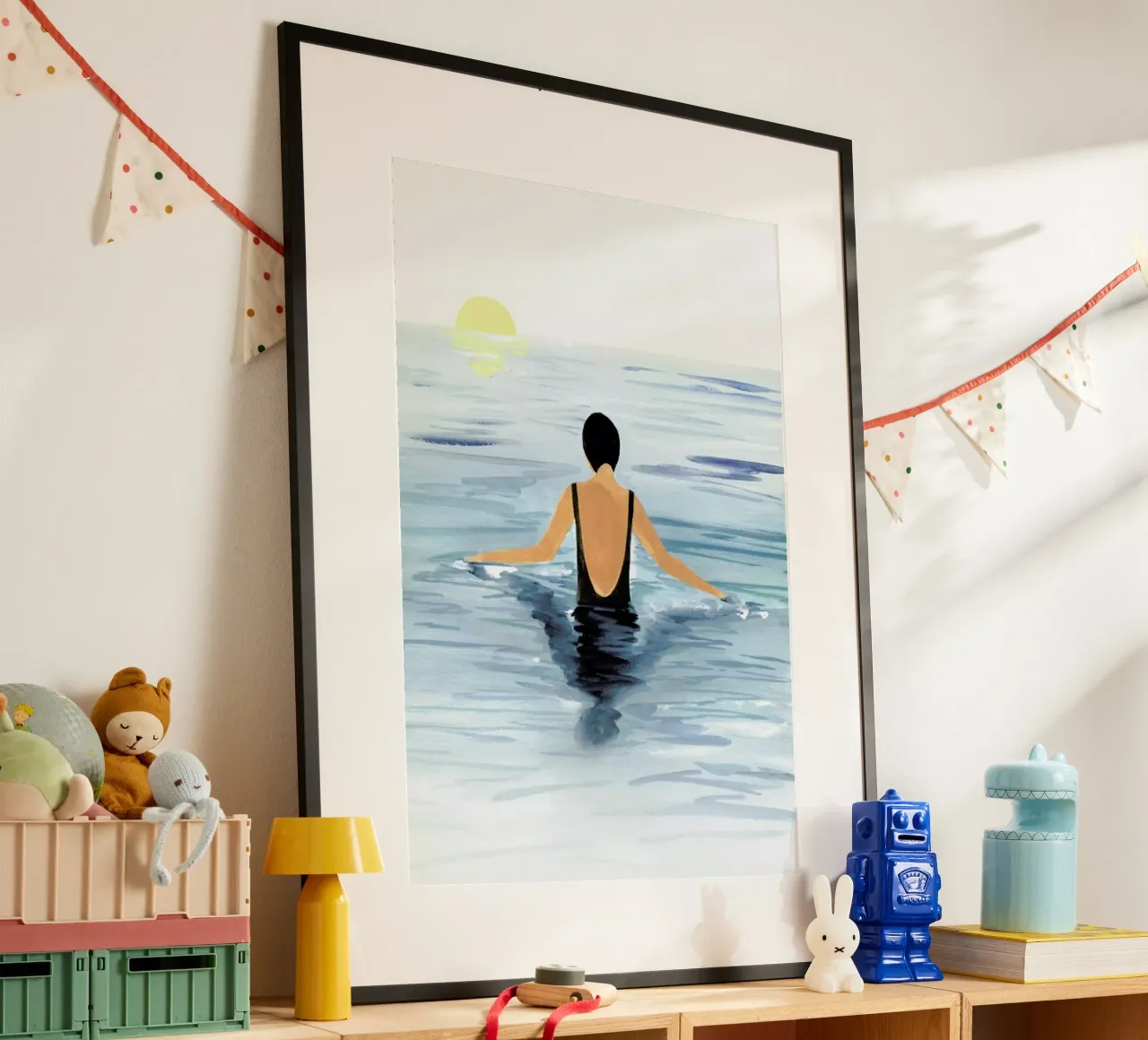 Swimmer hahnemühle by Laura Page