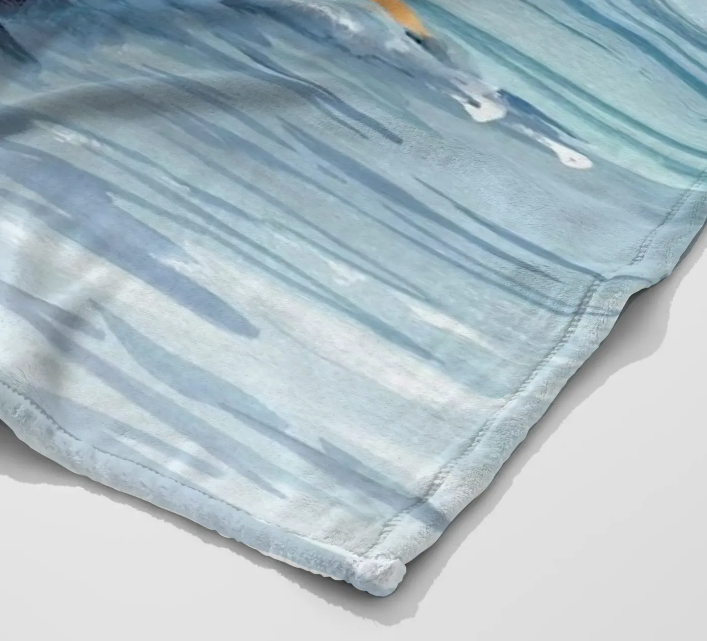 Swimmer Fleecedecke von Laura Page