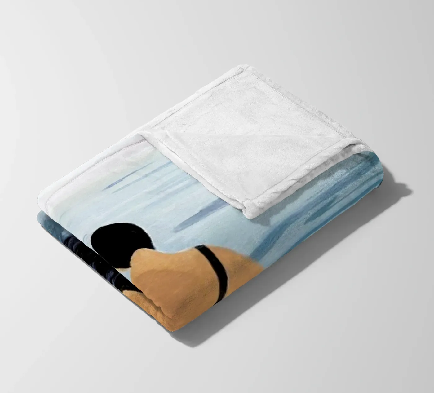 Swimmer Fleecedecke von Laura Page