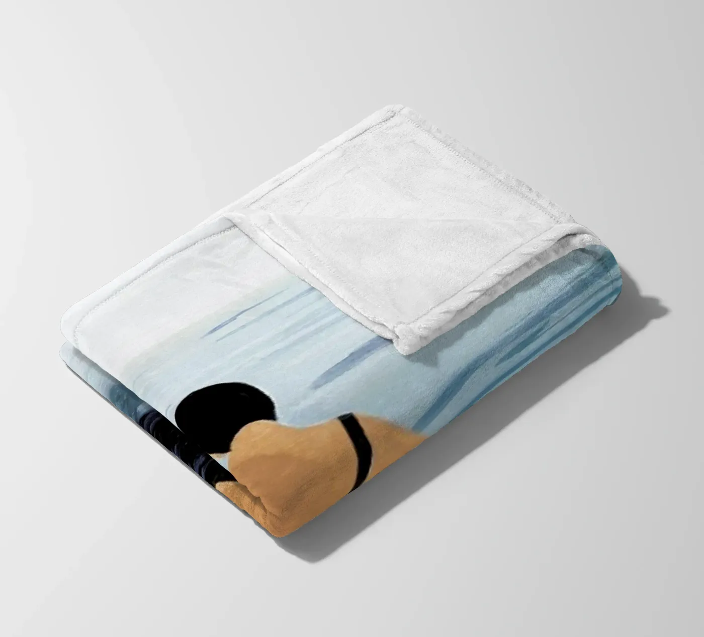 Swimmer Fleecedecke von Laura Page