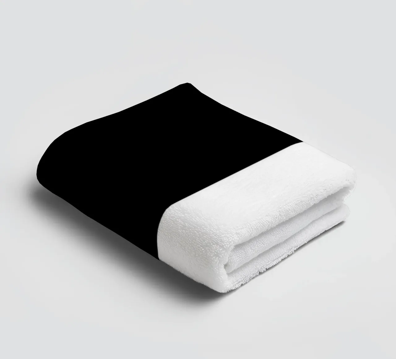 Motif de rayures noires et blanches art géométrique minimaliste serviette de bain de gulsengunel