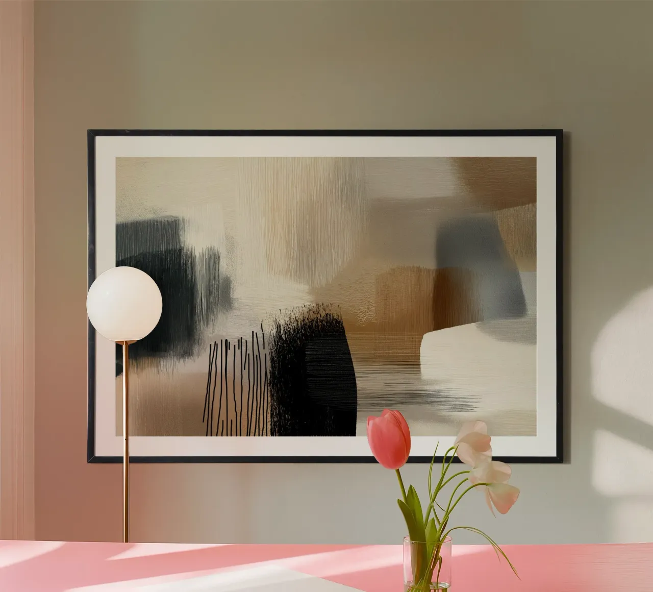 Wall-art by Imagine poster with wooden frame by Imagine