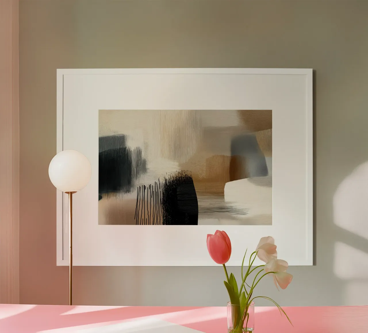Wall-art by Imagine poster with wooden frame by Imagine