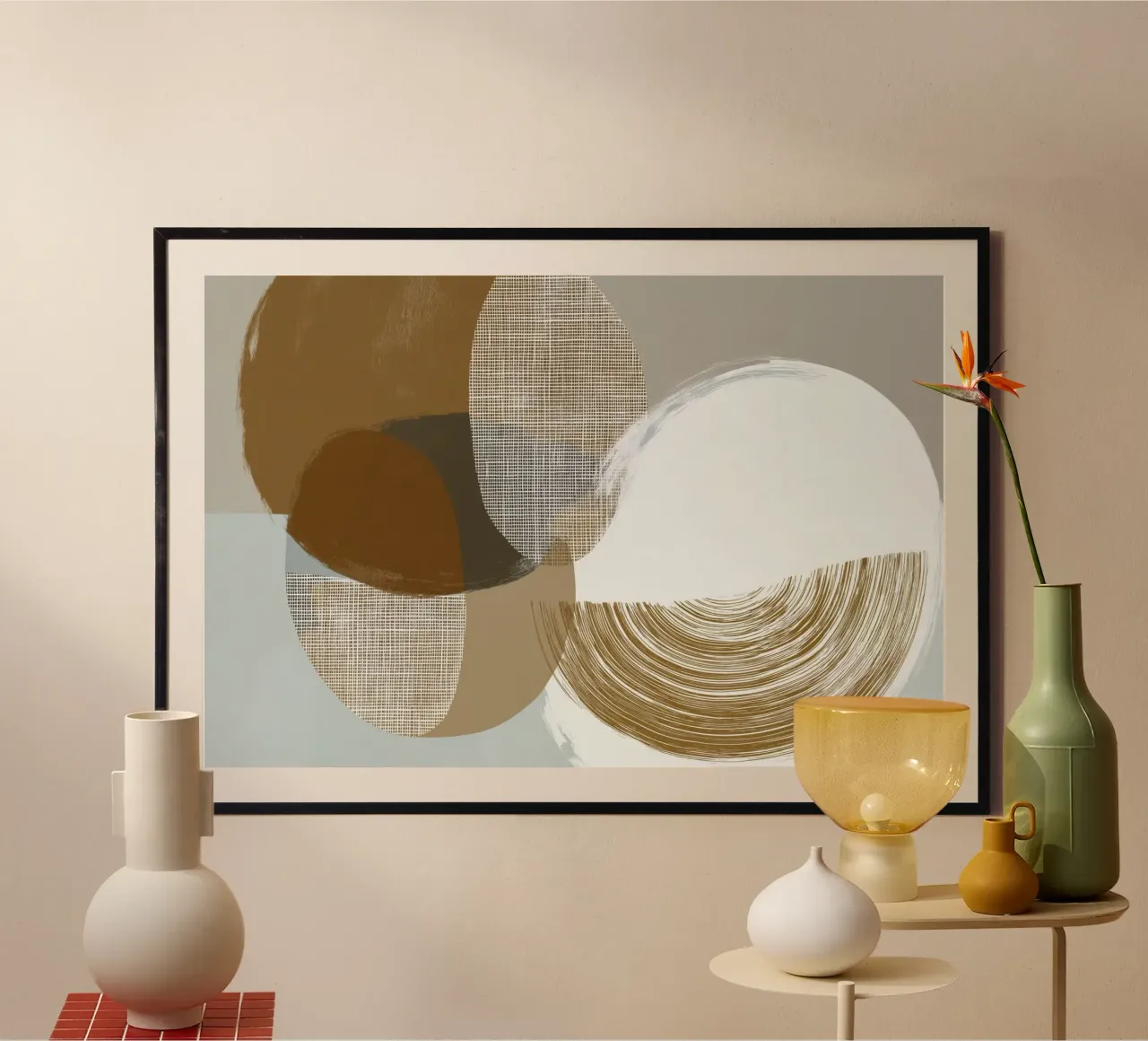 Wall-art by Imagine poster with wooden frame by Imagine