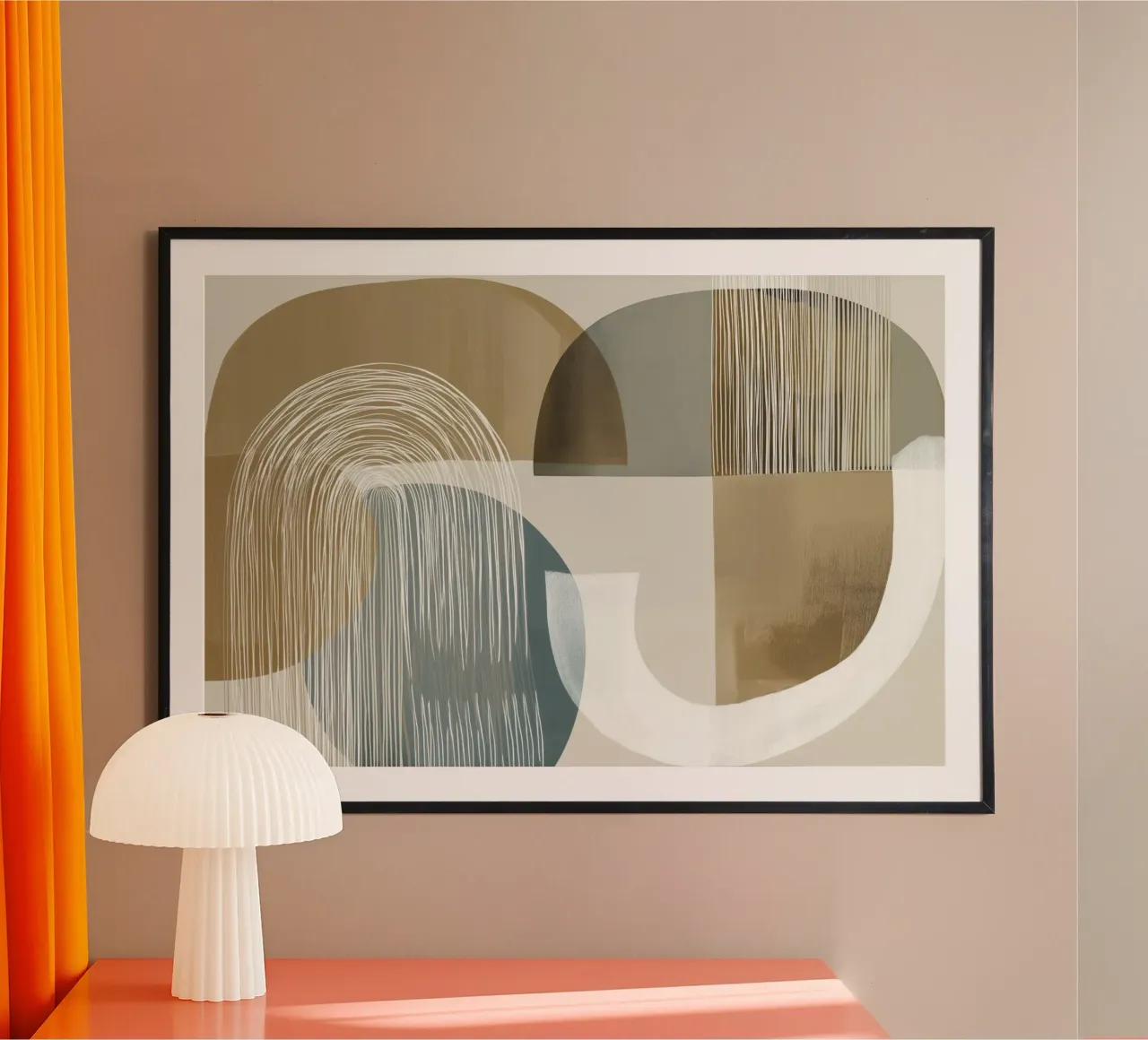 Wall-art by Imagine poster with wooden frame by Imagine
