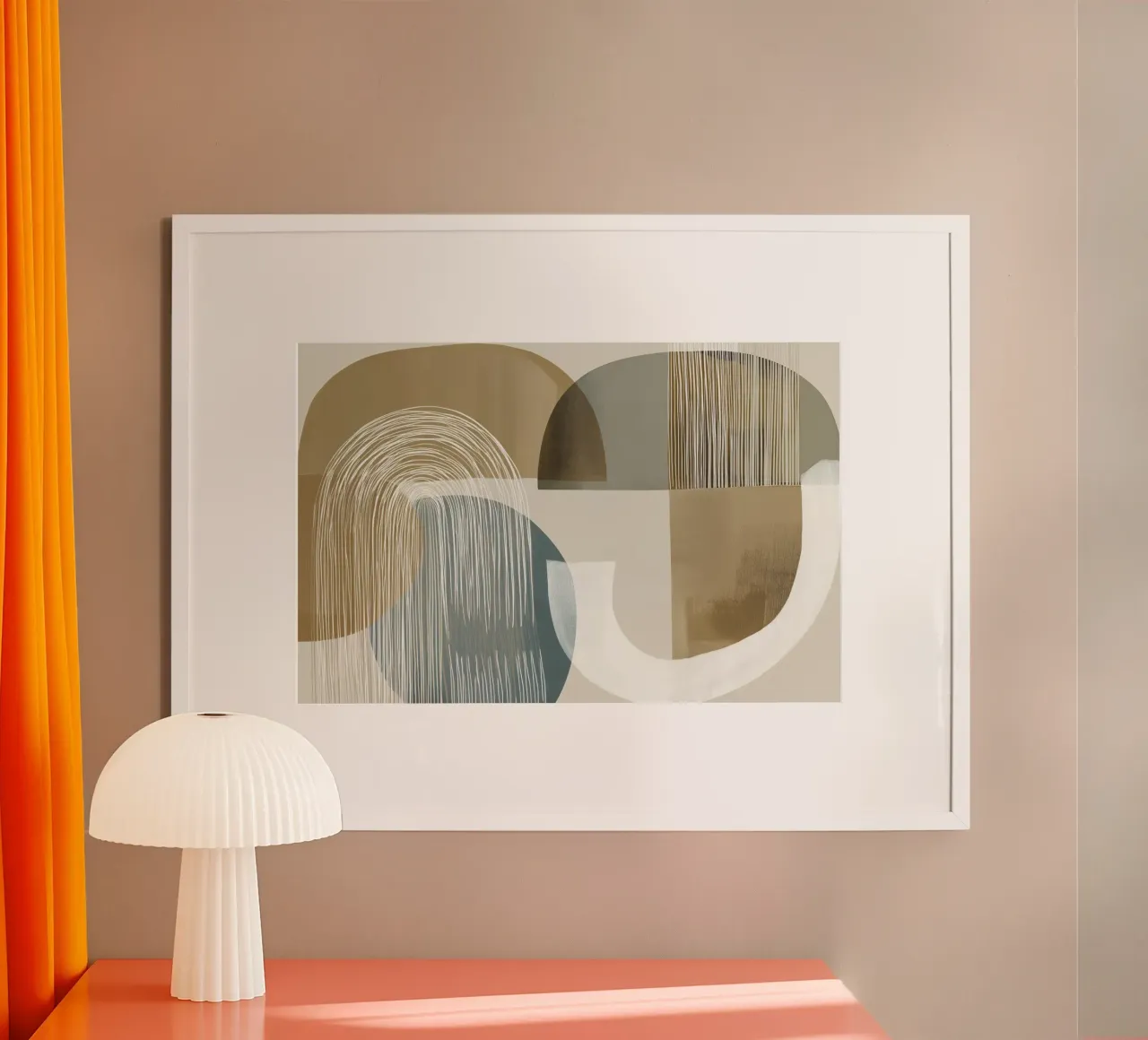 Wall-art by Imagine poster with wooden frame by Imagine