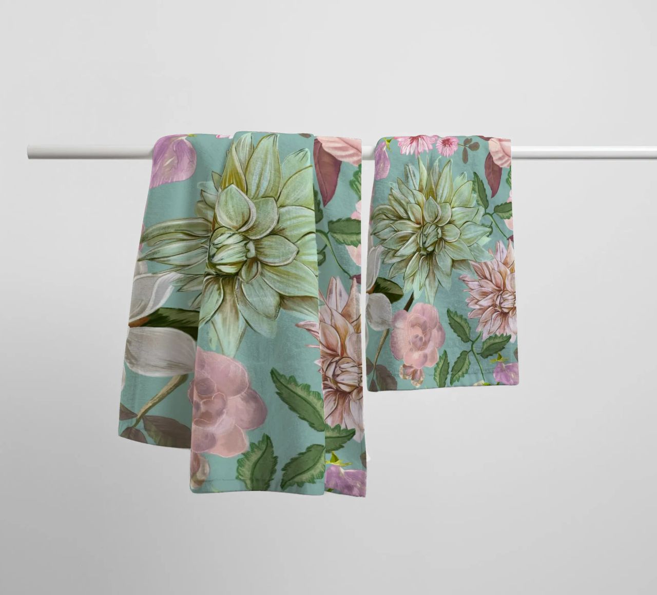 Roses anciennes serviette de bain de gulsengunel