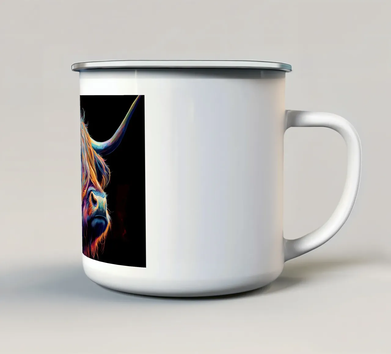Arte da parete di Imagine tazza in smalto da Imagine