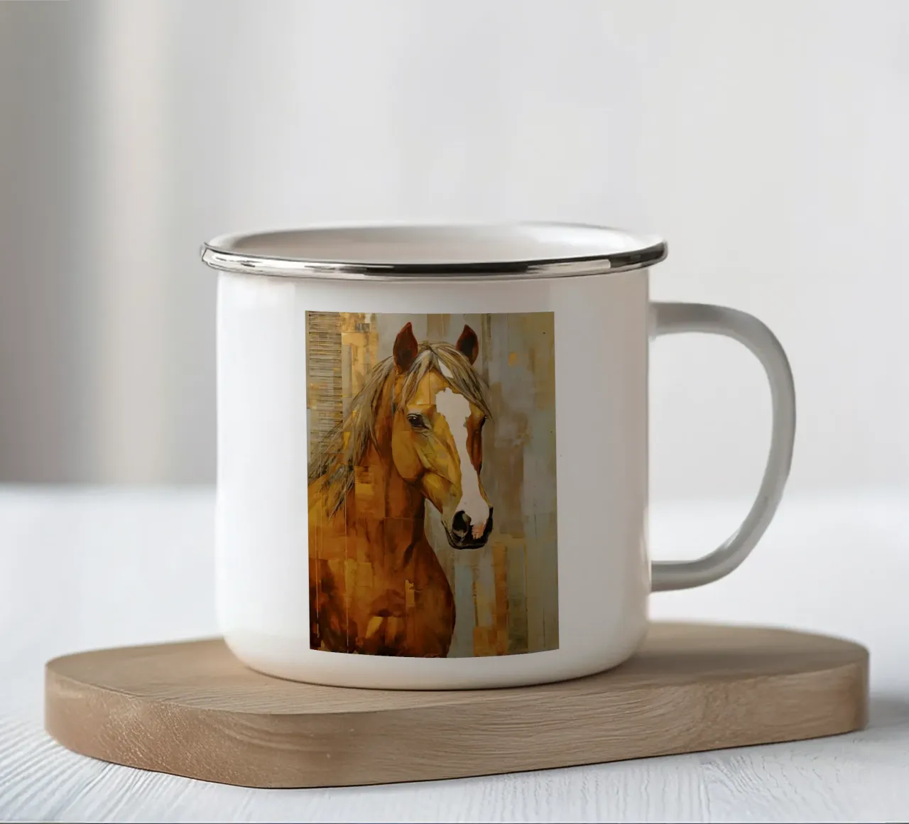Arte da parete di Imagine tazza in smalto da Imagine