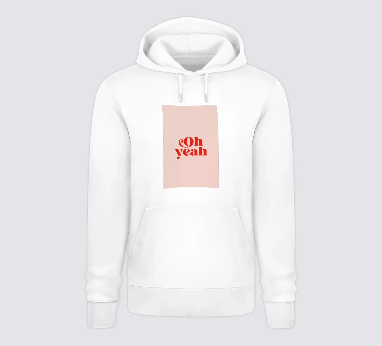 Oh Yeah Pink felpa con cappuccio da Trabolt Design
