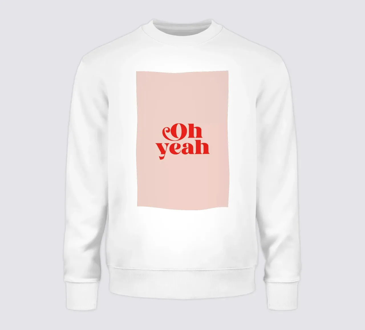 Oh Yeah Pink felpa da Trabolt Design