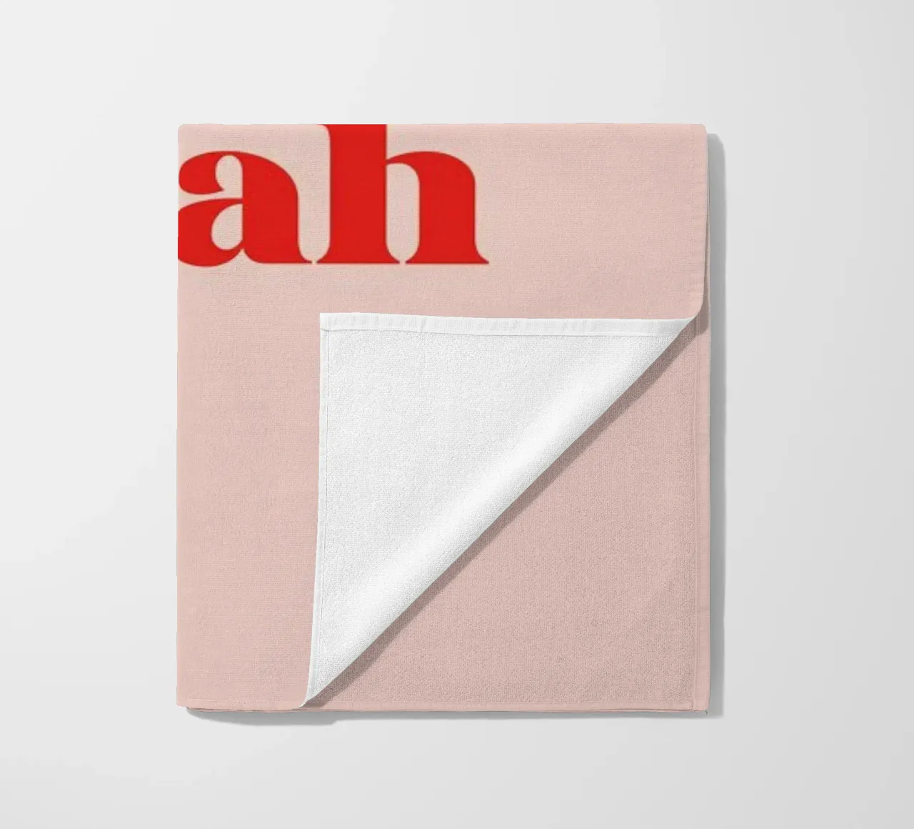 Oh Yeah Pink Strandtuch von Trabolt Design