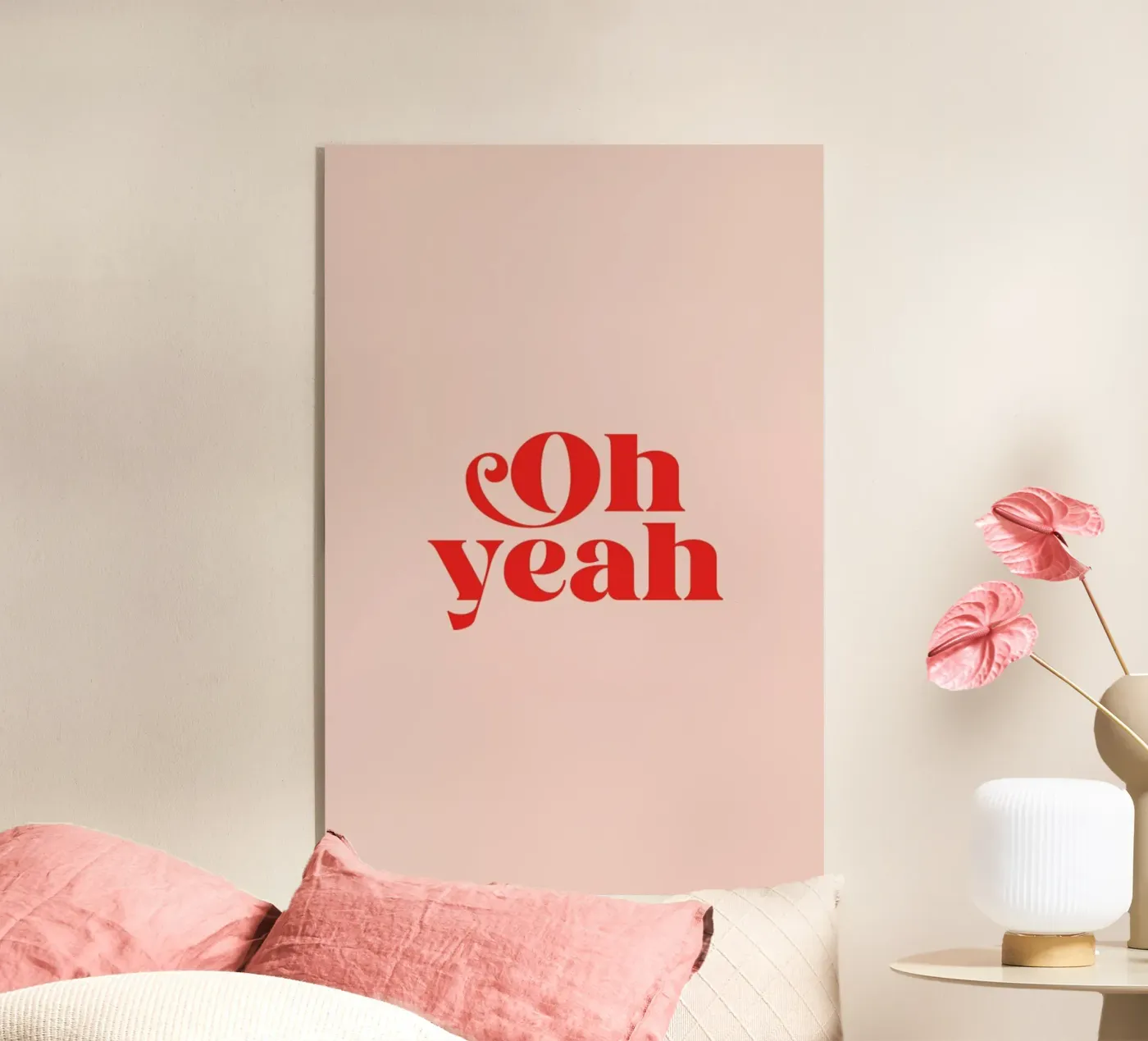 Oh Yeah Pink plexiglass da Trabolt Design