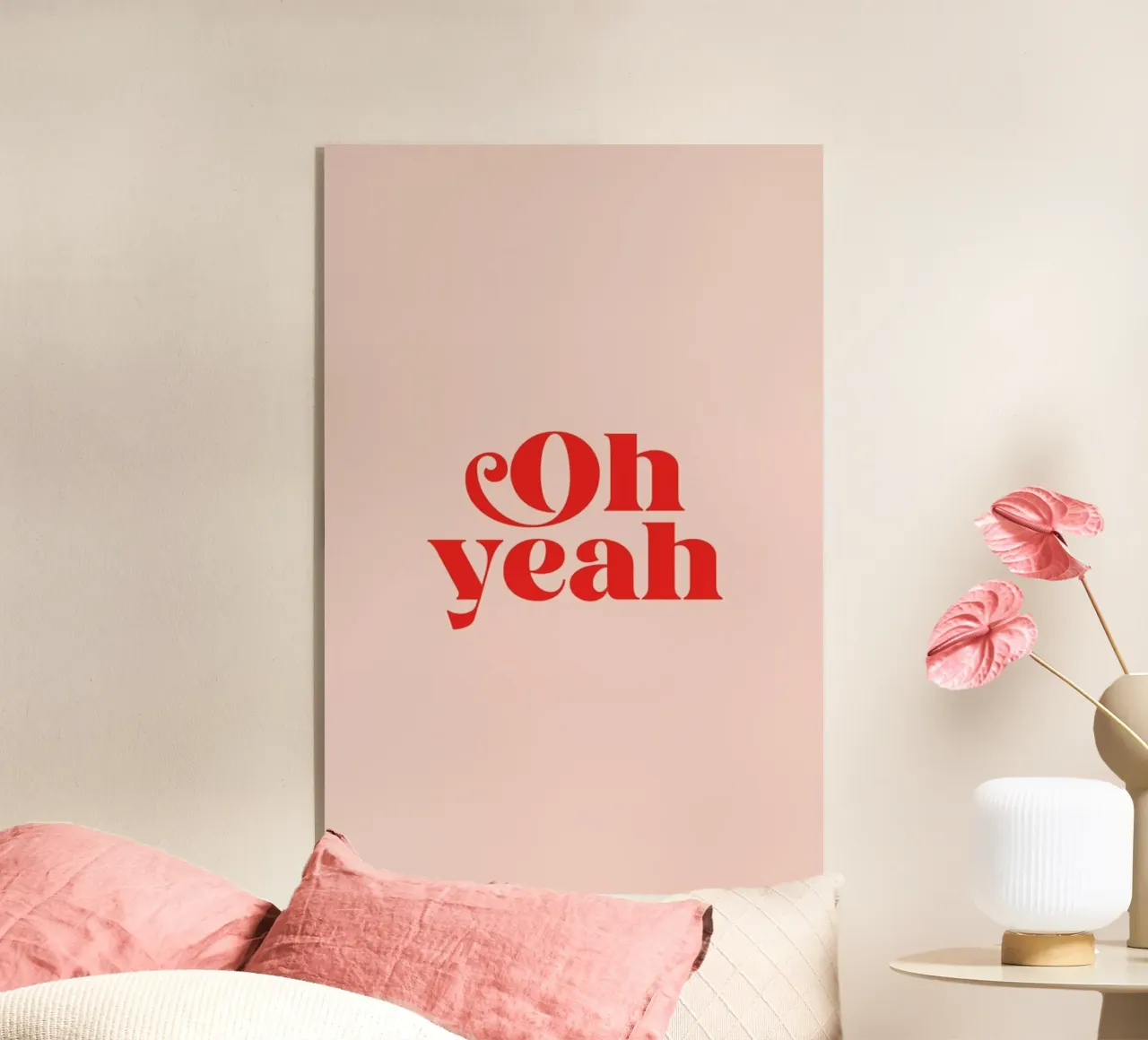 Oh Yeah Pink plexiglass da Trabolt Design