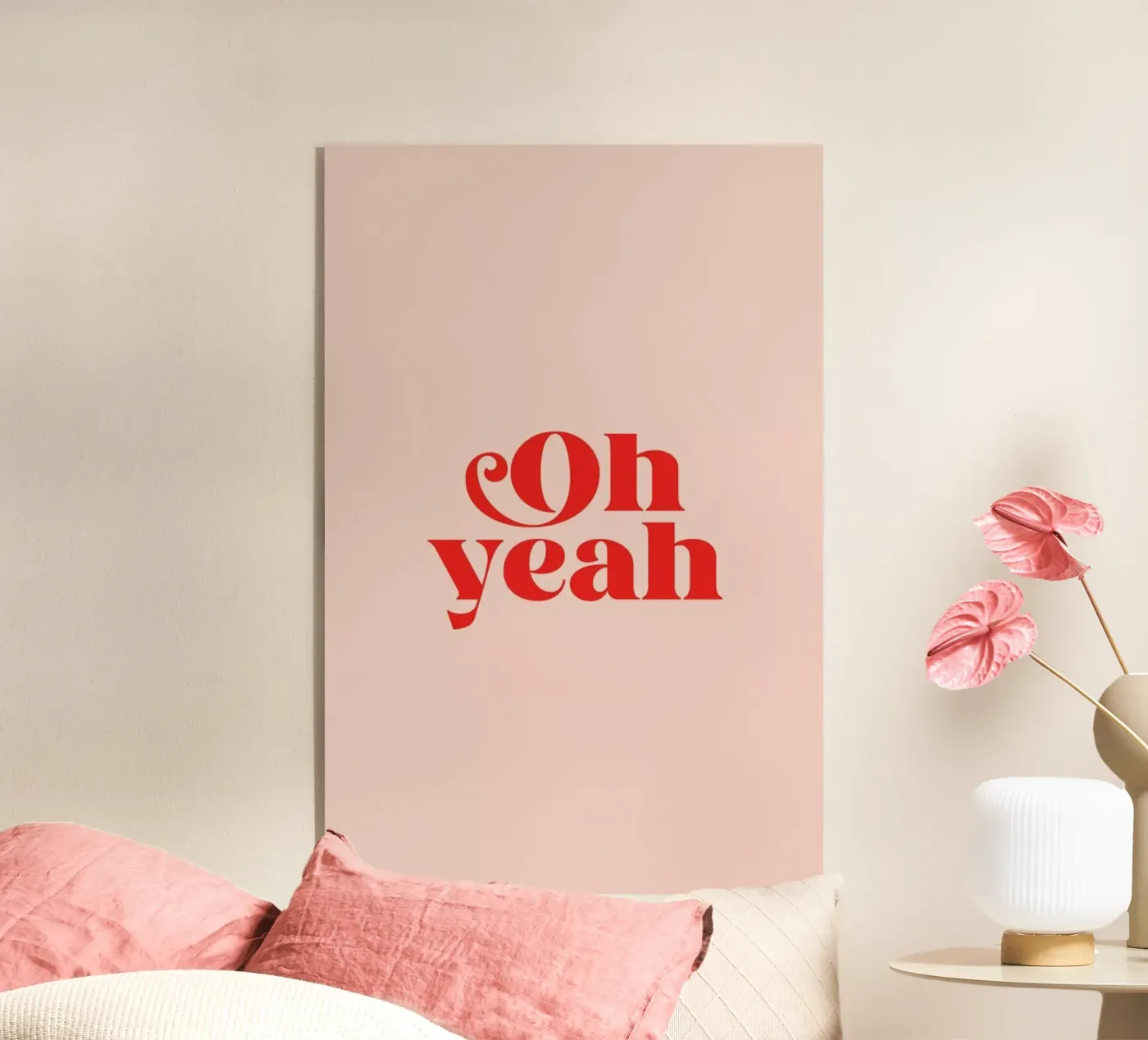 Oh Yeah Pink plexiglass da Trabolt Design