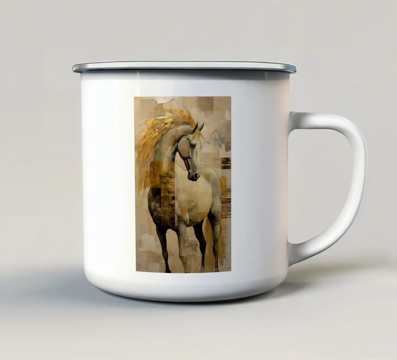 Arte da parete di Imagine tazza in smalto da Imagine