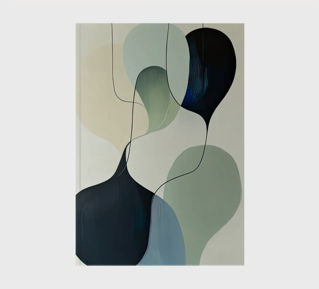 Intertwined Lines with Airy Gradient Shapes notebook by Artbyvo