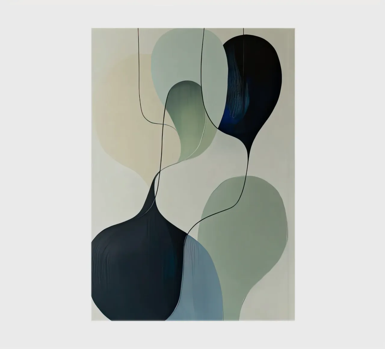 Intertwined Lines with Airy Gradient Shapes notebook by Artbyvo