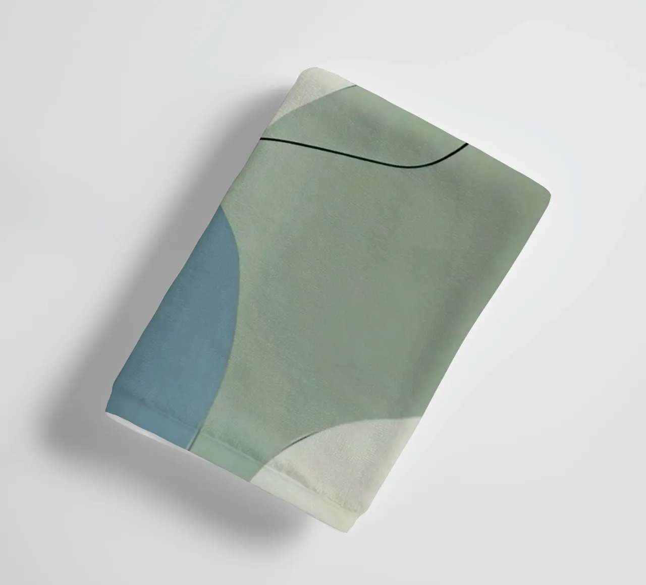 Intertwined Lines with Airy Gradient Shapes towel by Artbyvo