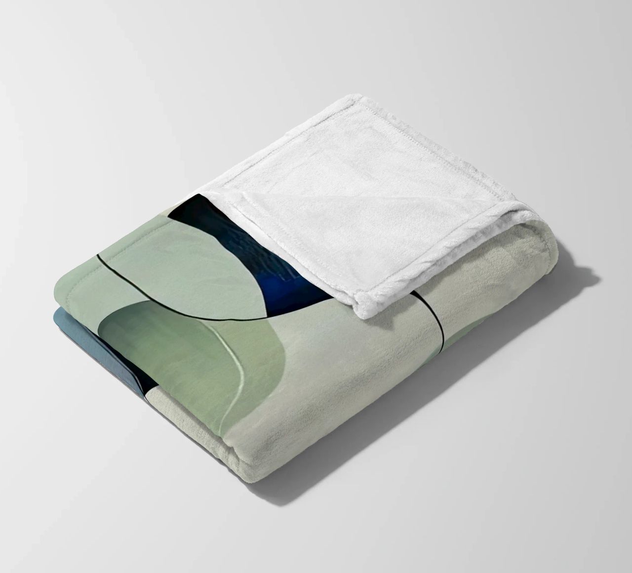 Linee intrecciate con ariose forme sfumate coperta in pile da Artbyvo