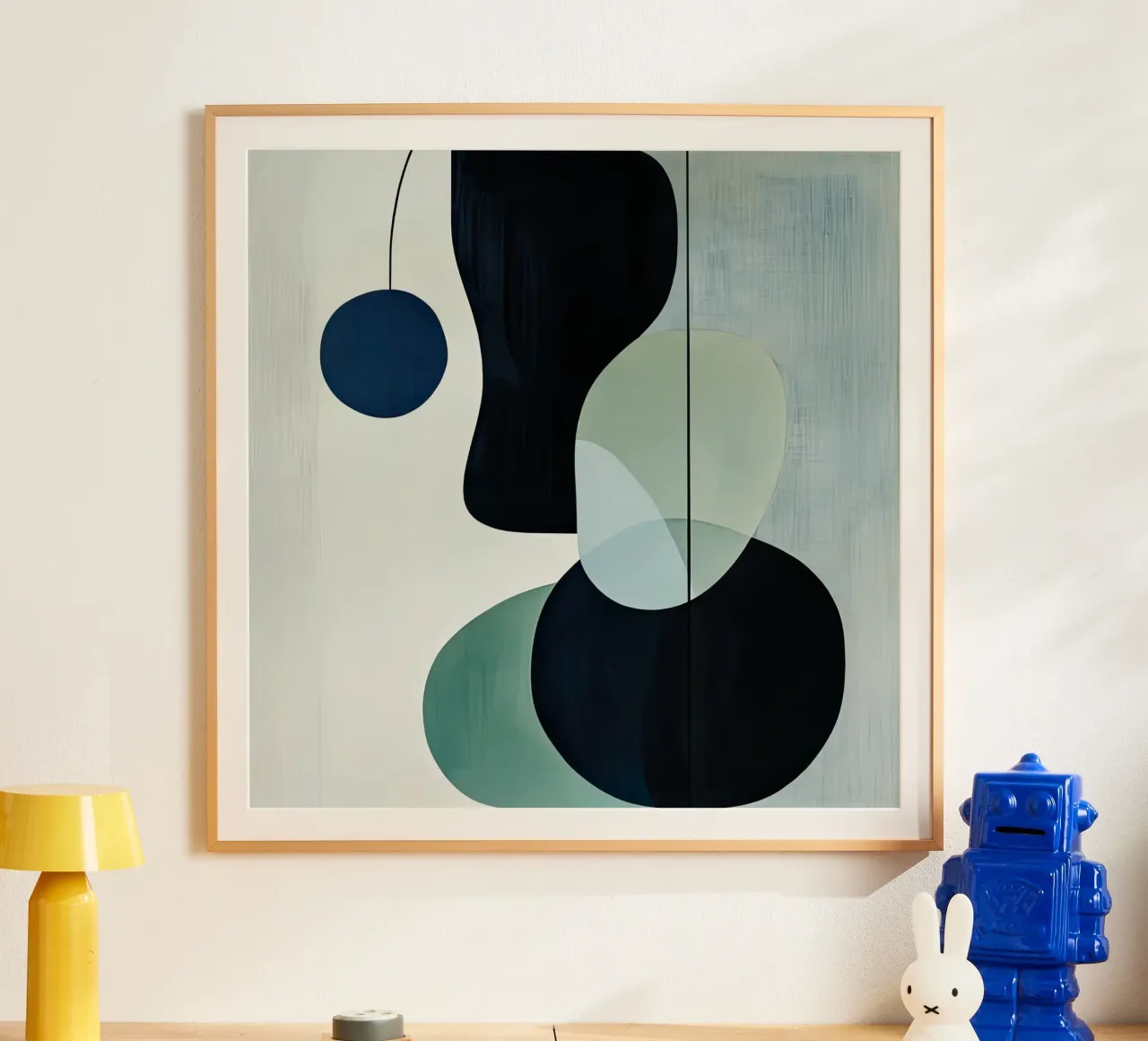 Equilibrio moderno di cerchi e ombre carta hahnemühle da Artbyvo