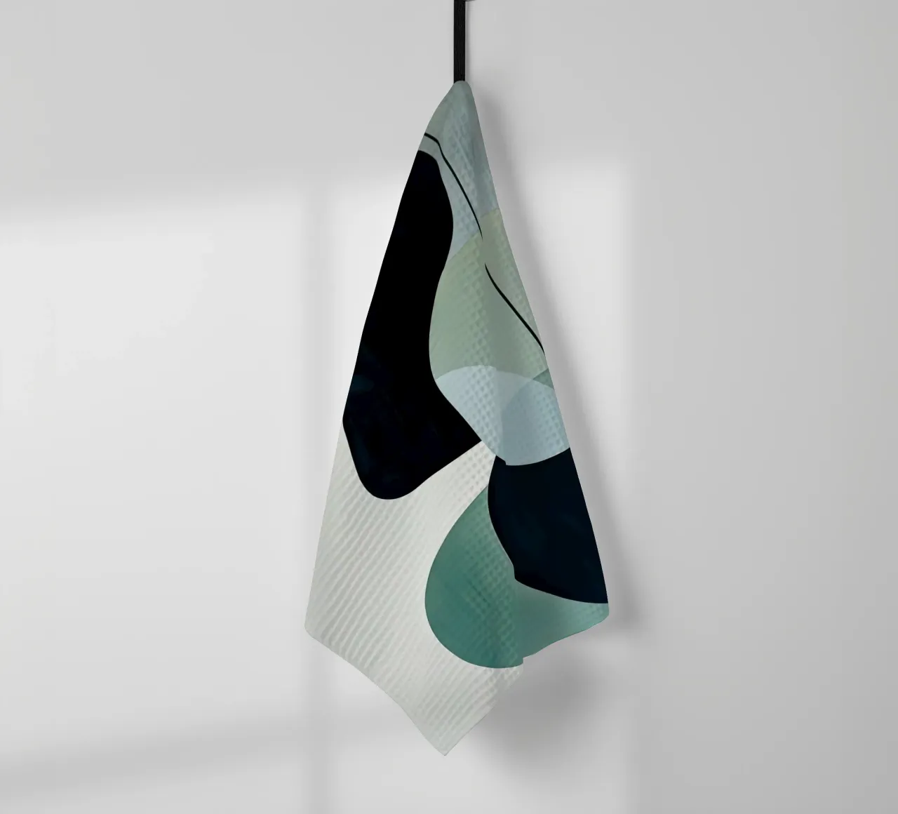 Equilibrio moderno di cerchi e ombre canovaccio da cucina da Artbyvo