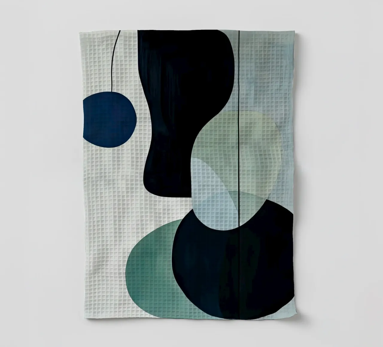 Equilibrio moderno di cerchi e ombre canovaccio da cucina da Artbyvo