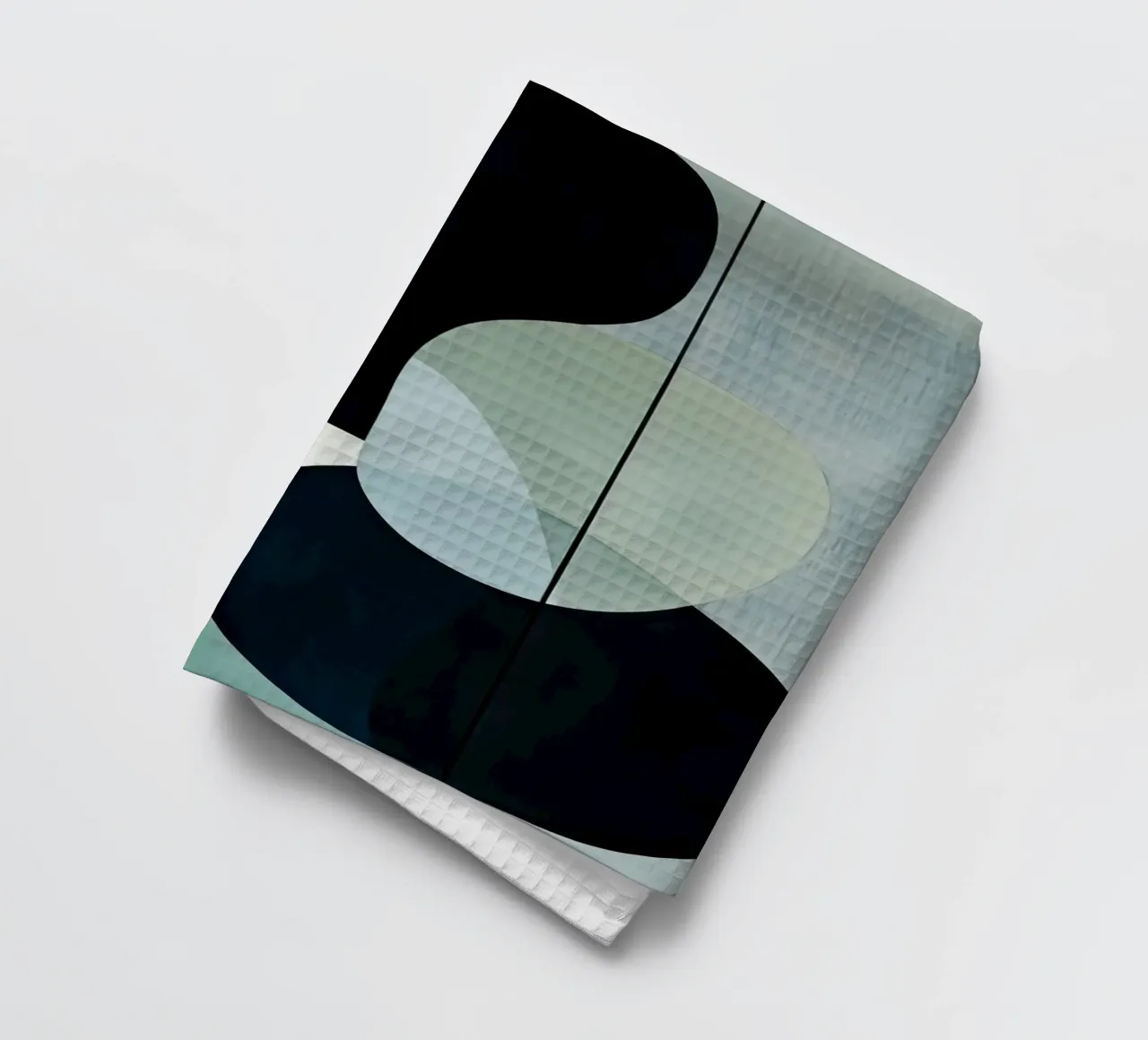 Equilibrio moderno di cerchi e ombre canovaccio da cucina da Artbyvo