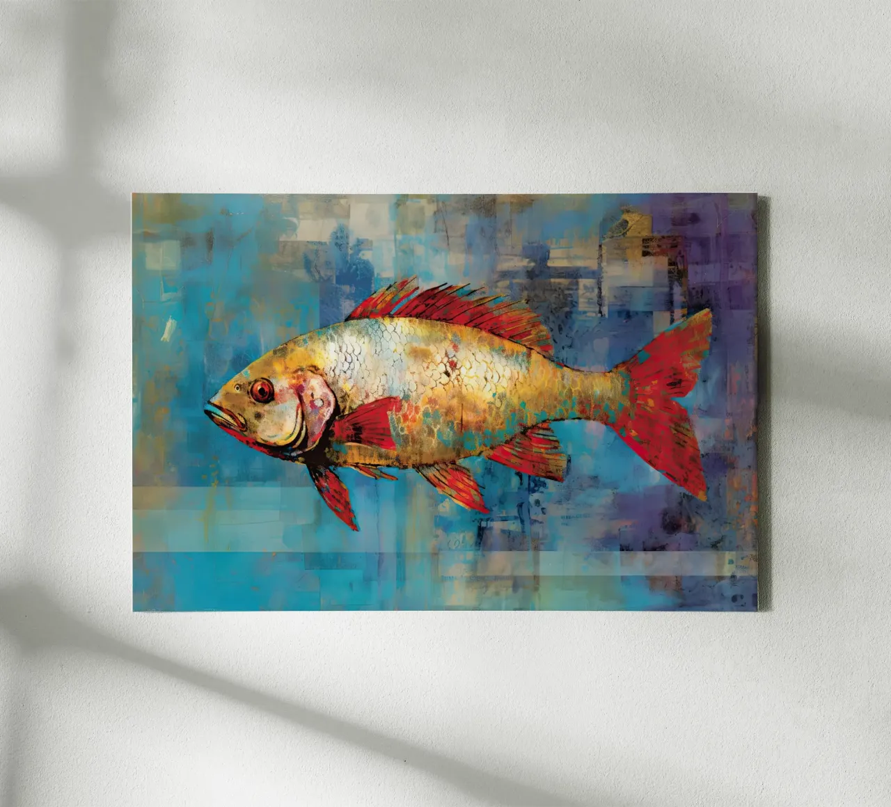 Muurkunst van Imagine canvas met Baklijst van Imagine