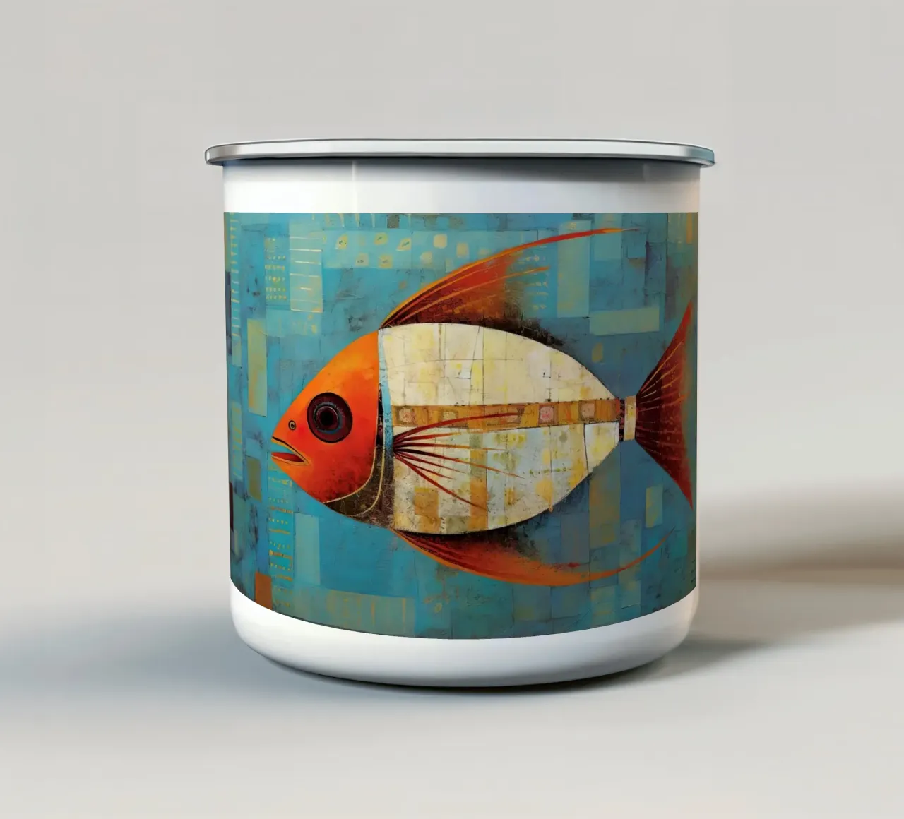 Arte da parete di Imagine tazza in smalto da Imagine