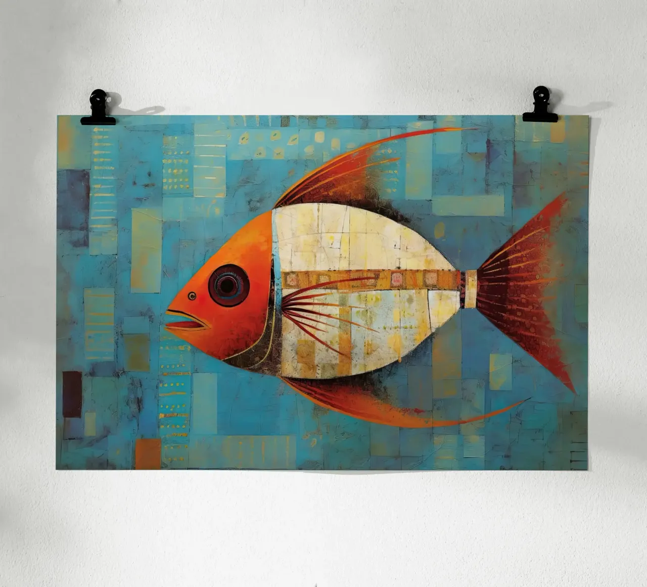 Arte da parete di Imagine poster con telaio in plastica da Imagine