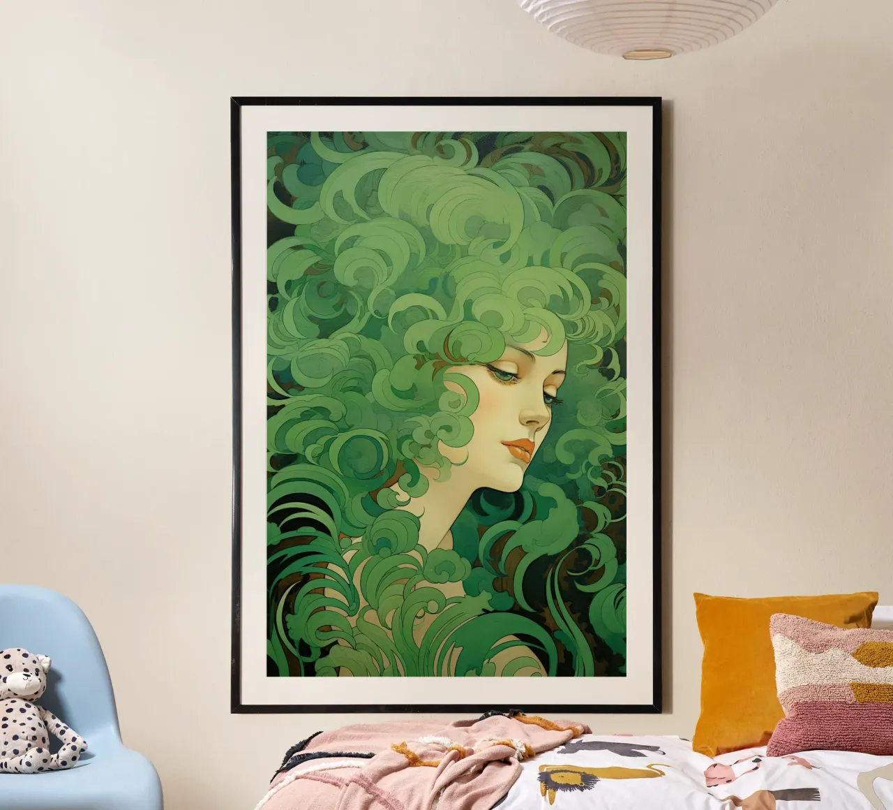 Arte da parete di Imagine poster con telaio in legno da Imagine