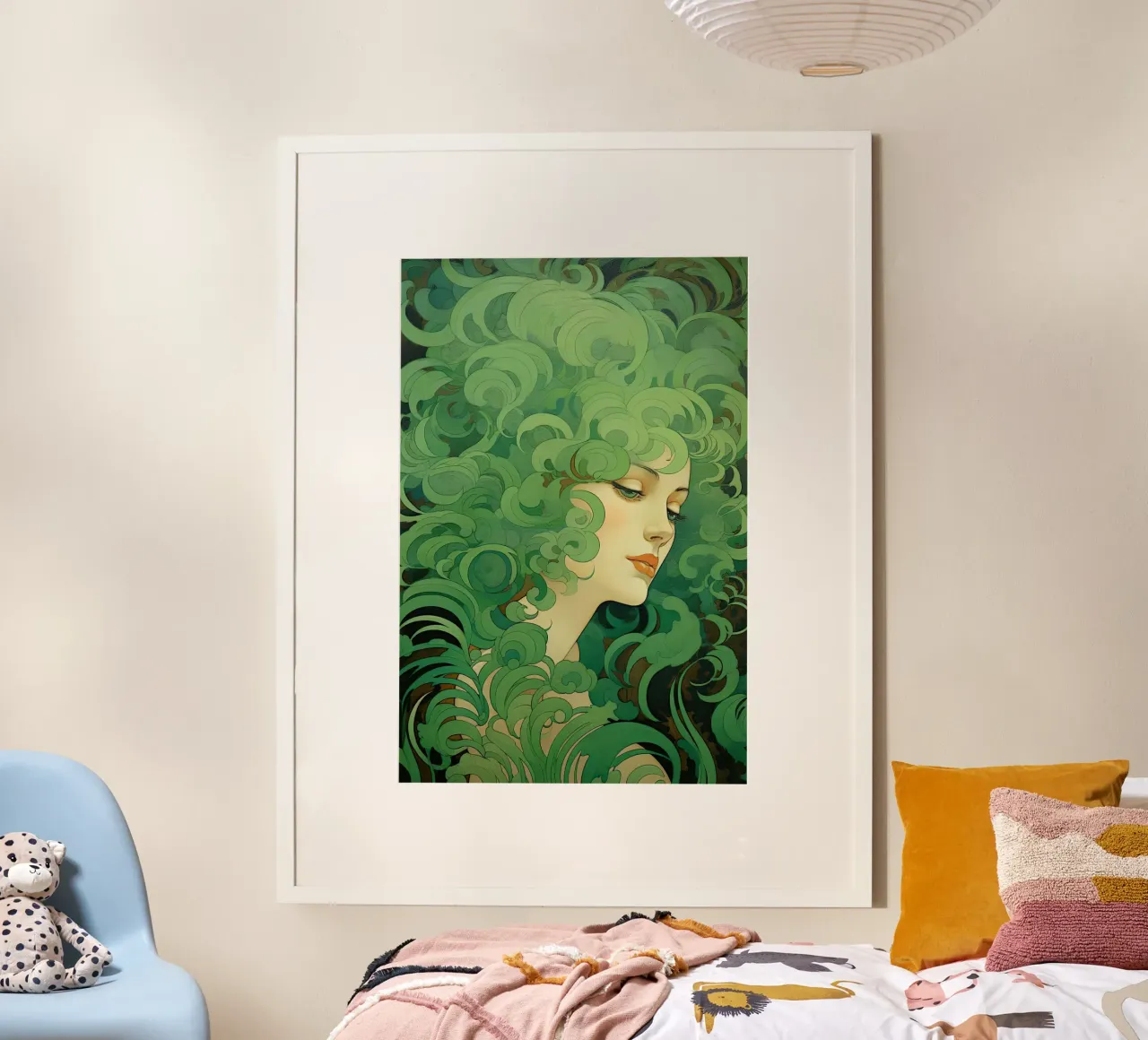 Arte da parete di Imagine poster con telaio in legno da Imagine
