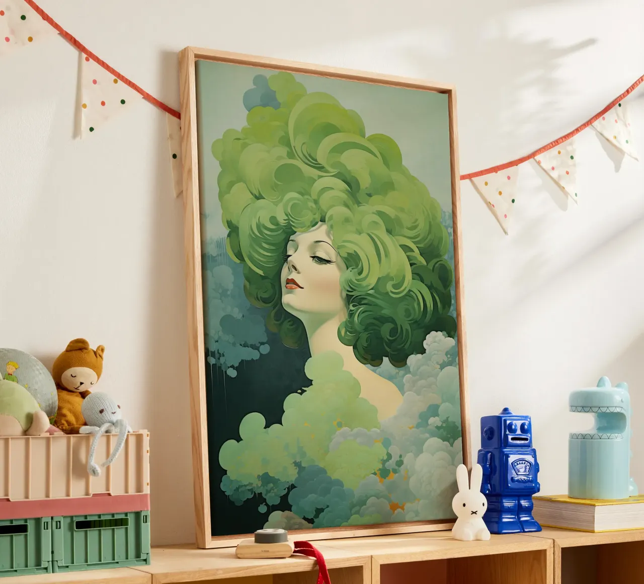Wall-art by Imagine canvas with Floater frame by Imagine