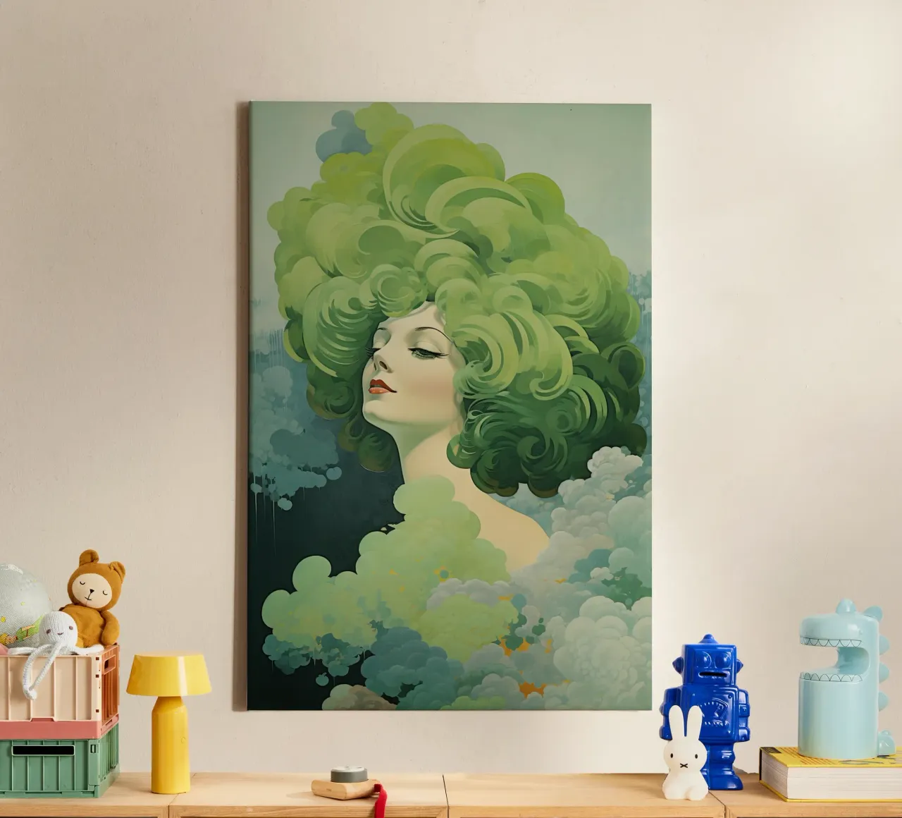 Wall-art by Imagine canvas with Floater frame by Imagine