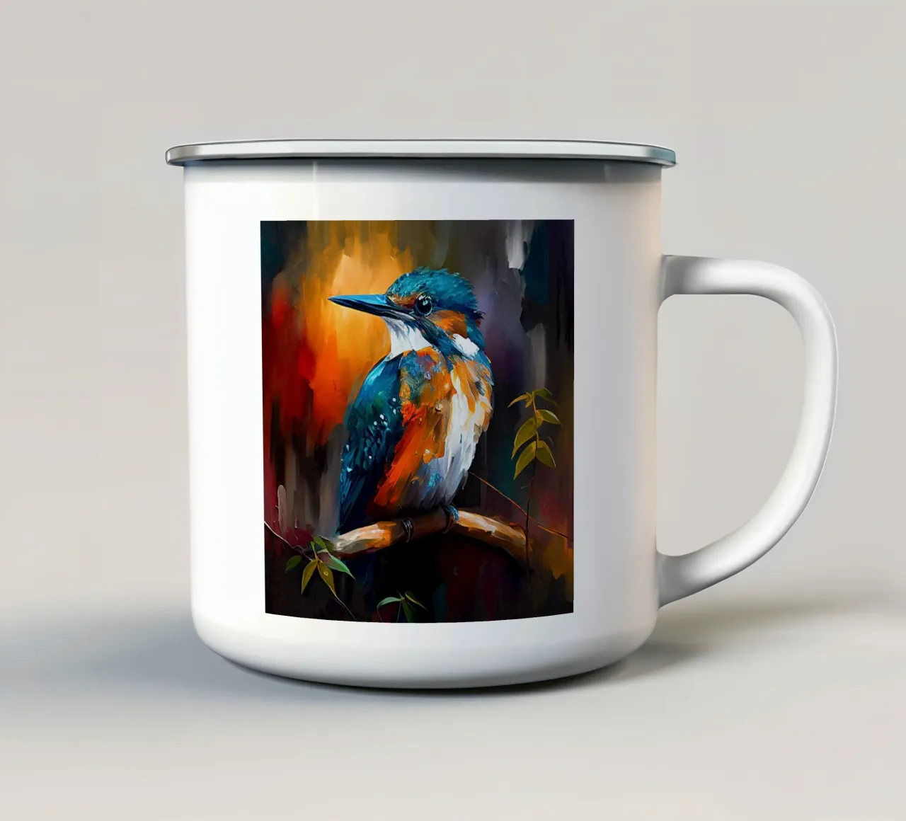 Arte da parete di Imagine tazza in smalto da Imagine