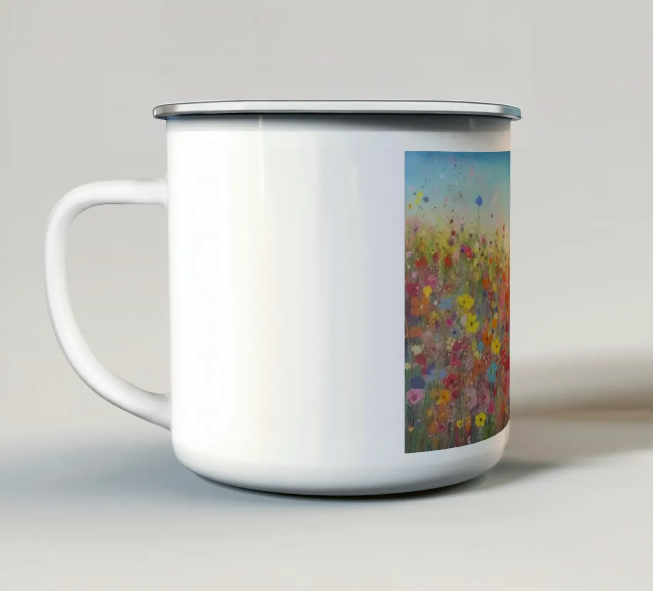 Arte da parete di Imagine tazza in smalto da Imagine