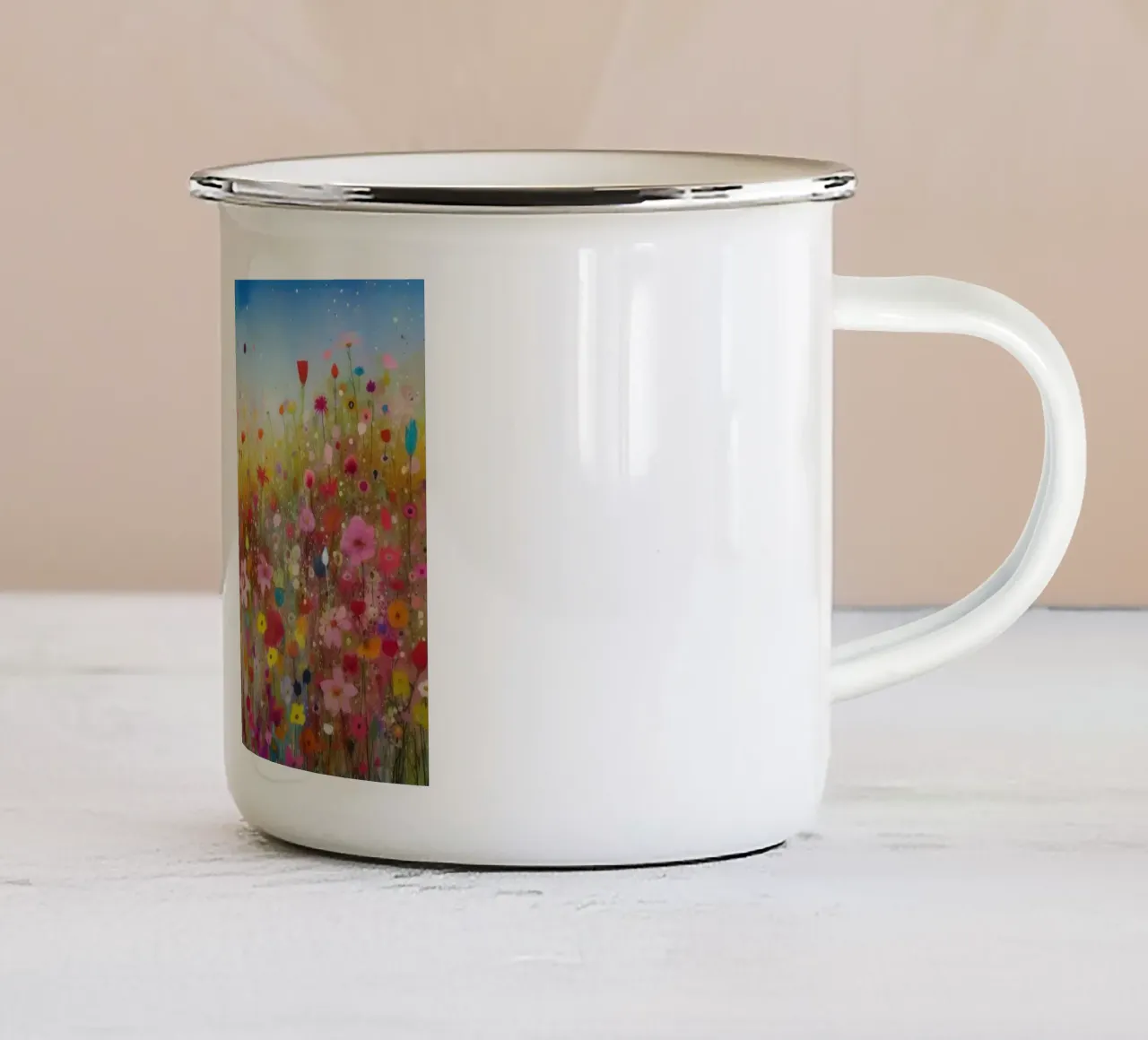 Arte da parete di Imagine tazza in smalto da Imagine
