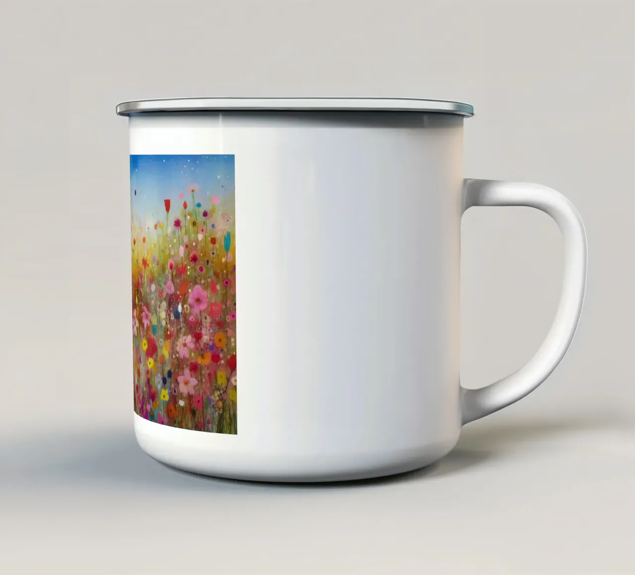 Arte da parete di Imagine tazza in smalto da Imagine