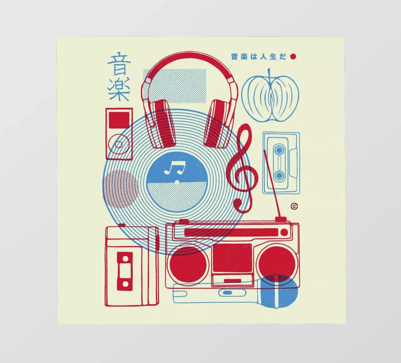 Music Paraphernalia pellicola backlit da Tobe Fonseca