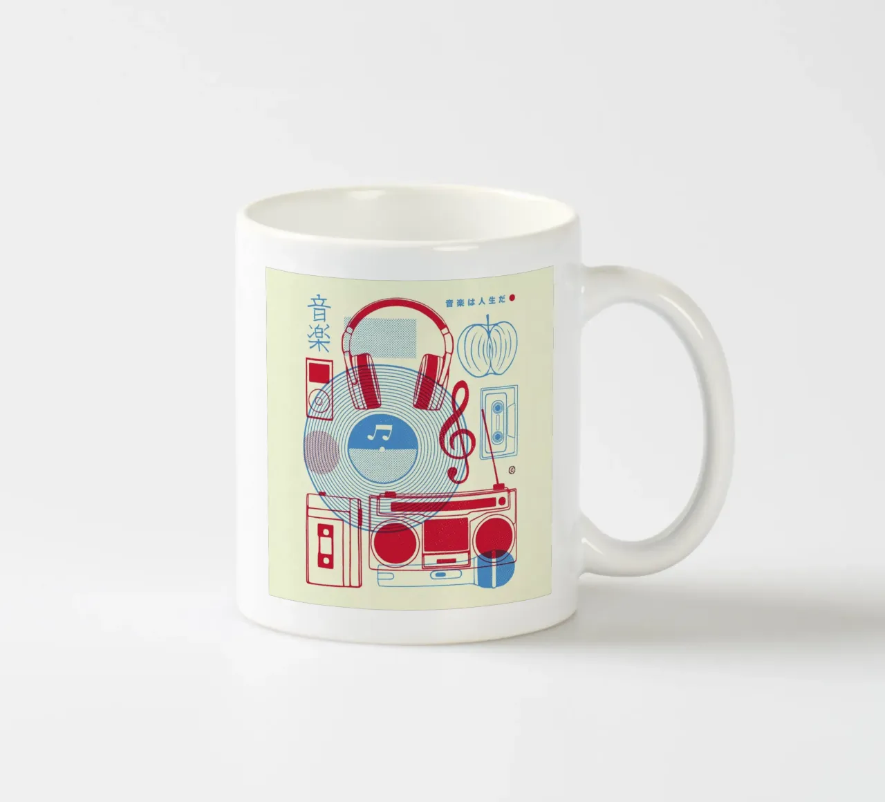 Music Paraphernalia tazza in ceramica da Tobe Fonseca