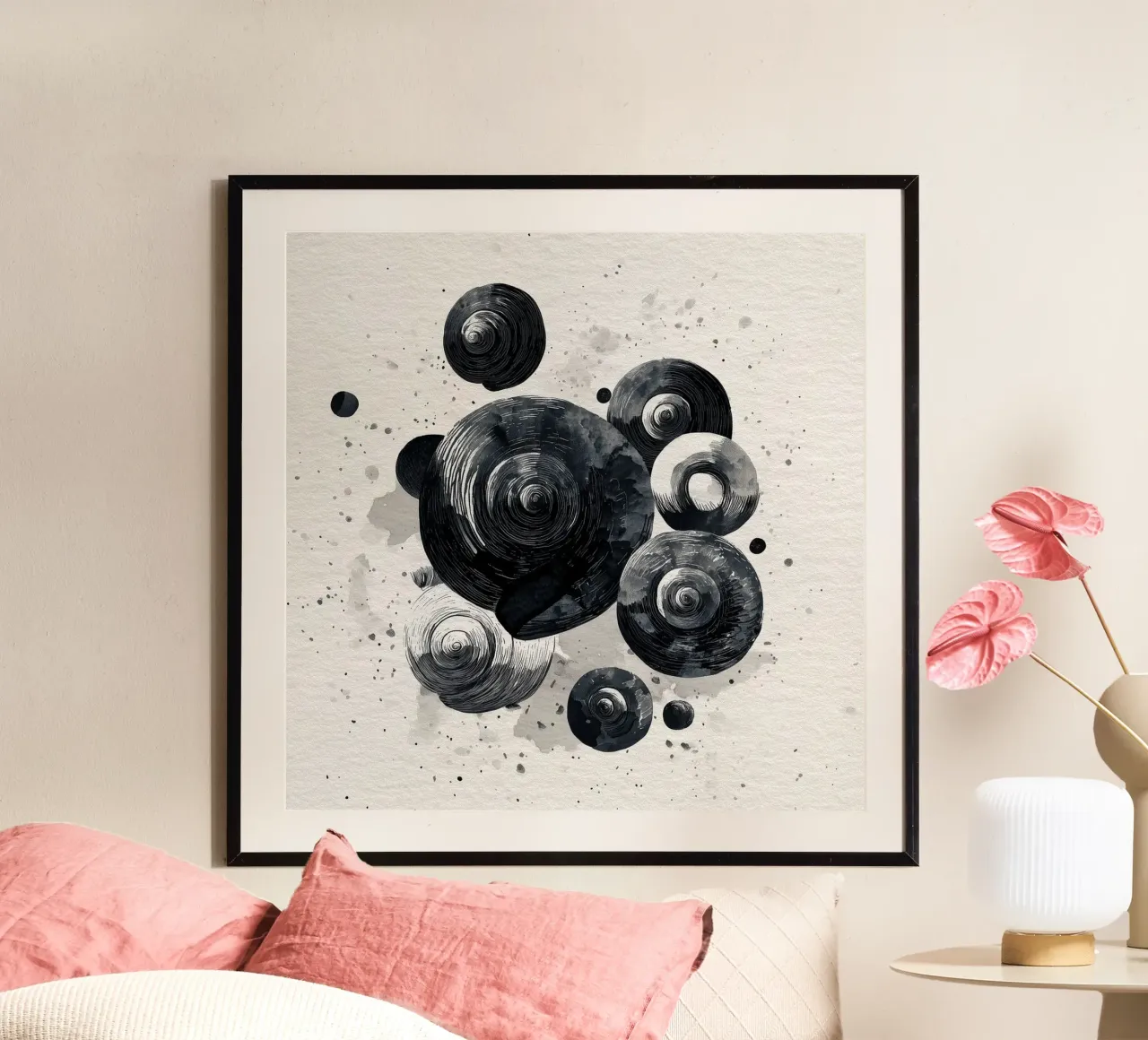 Orbitale schelpen poster van Matthias Keller Studio