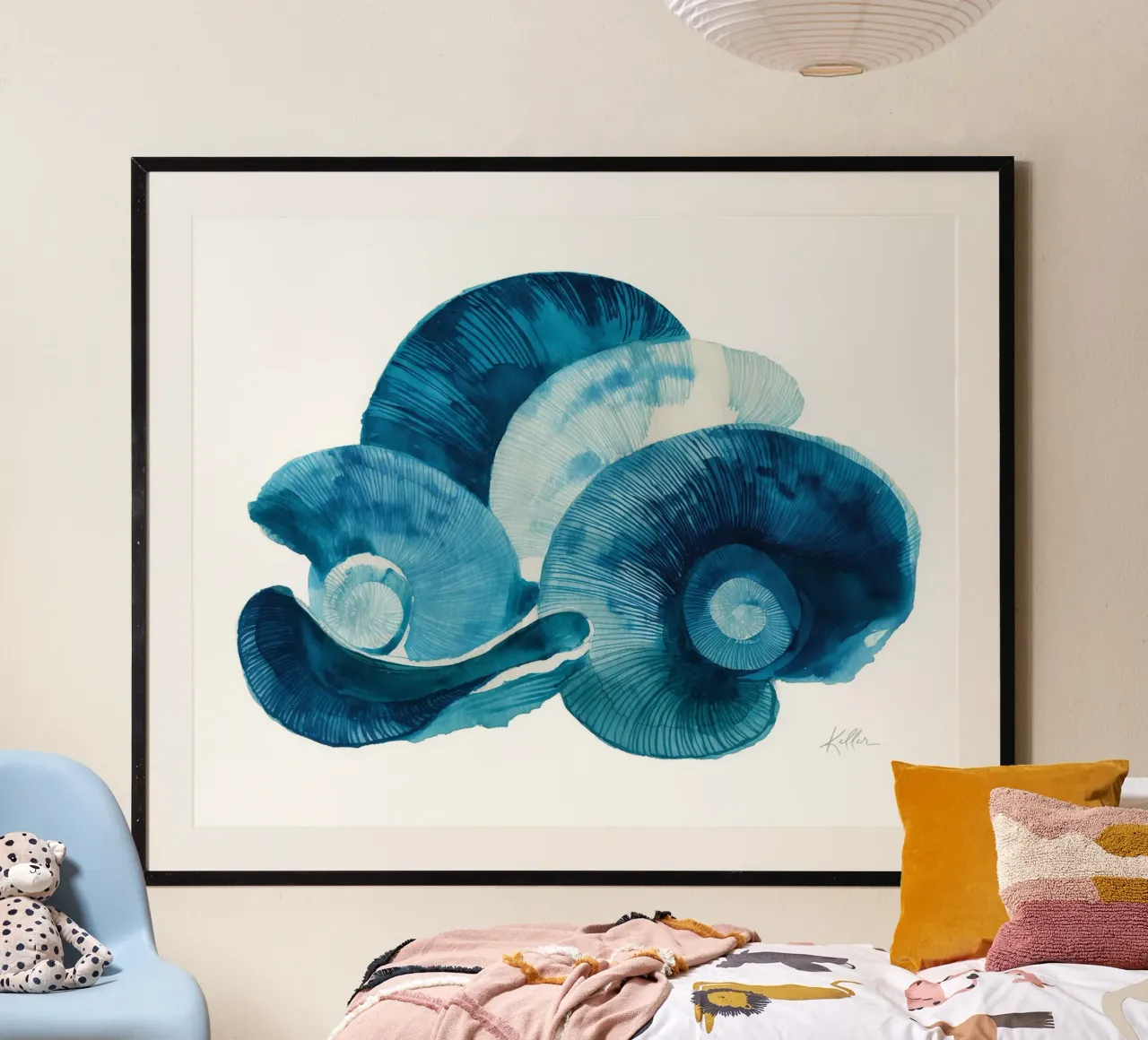 Azure Fossils Hahnemühle von Matthias Keller Studio