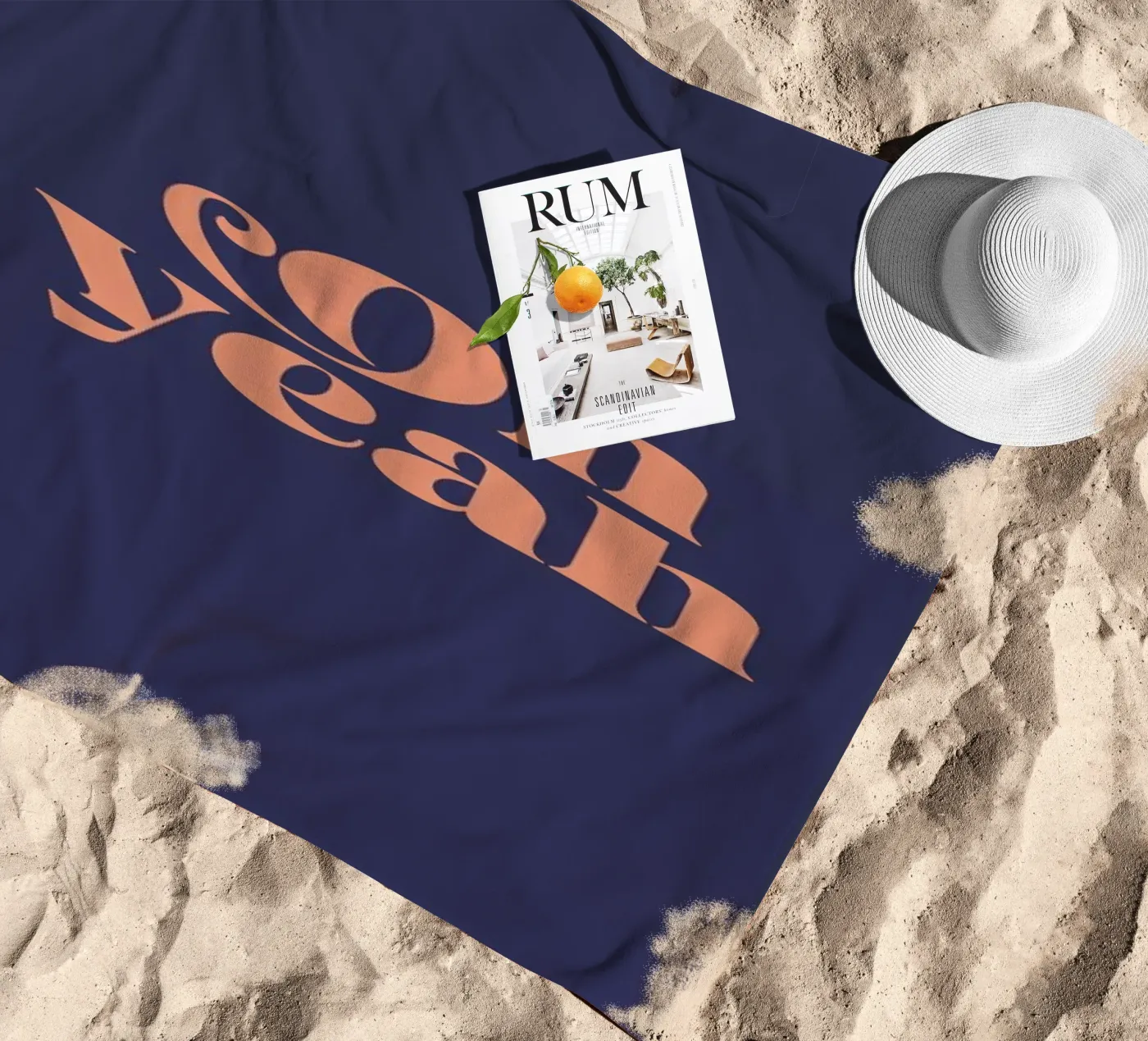 Oh Yeah Blue telo mare da Trabolt Design