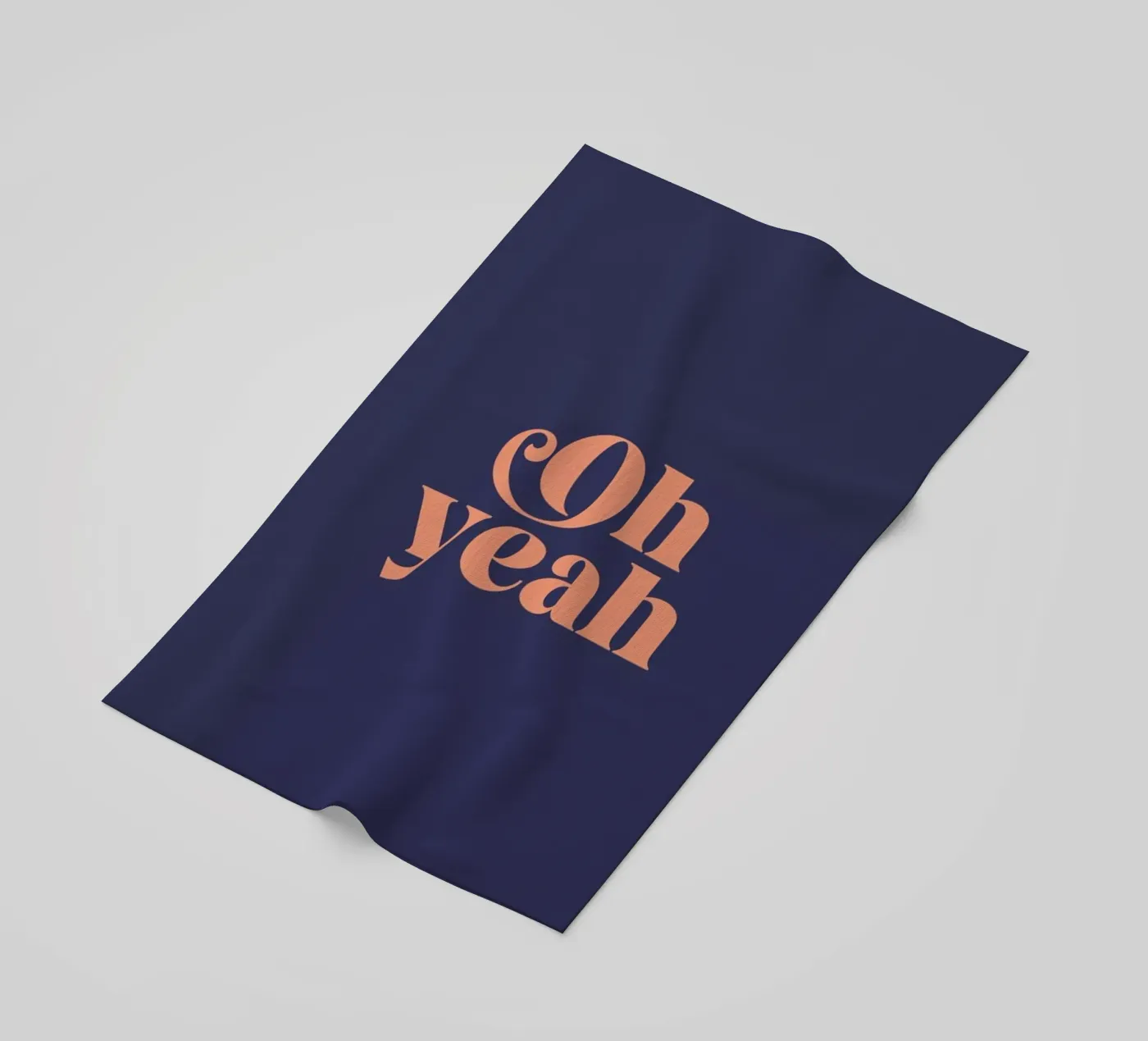 Oh Yeah Blue telo mare da Trabolt Design